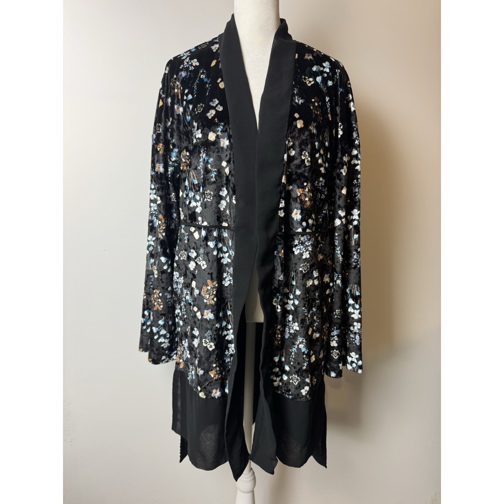 Urban Outfitters Out From Under Starlight Crushed Velvet Kimono duster
